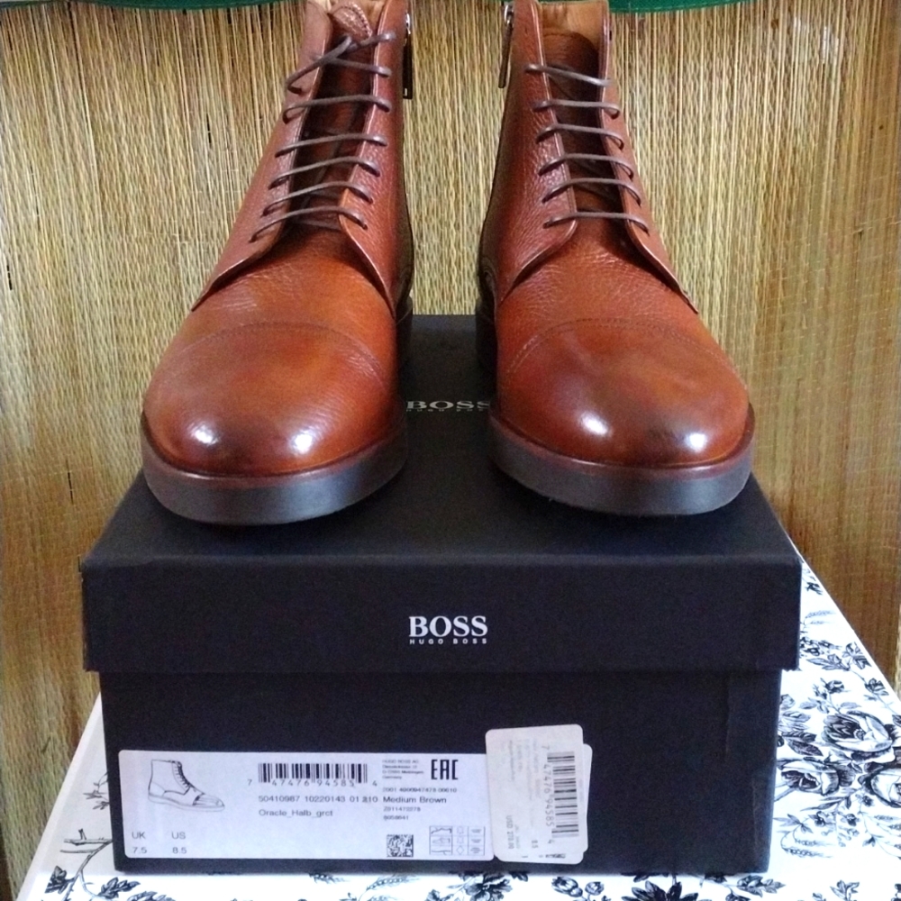 NWT- Hugo Boss- Men's Boots